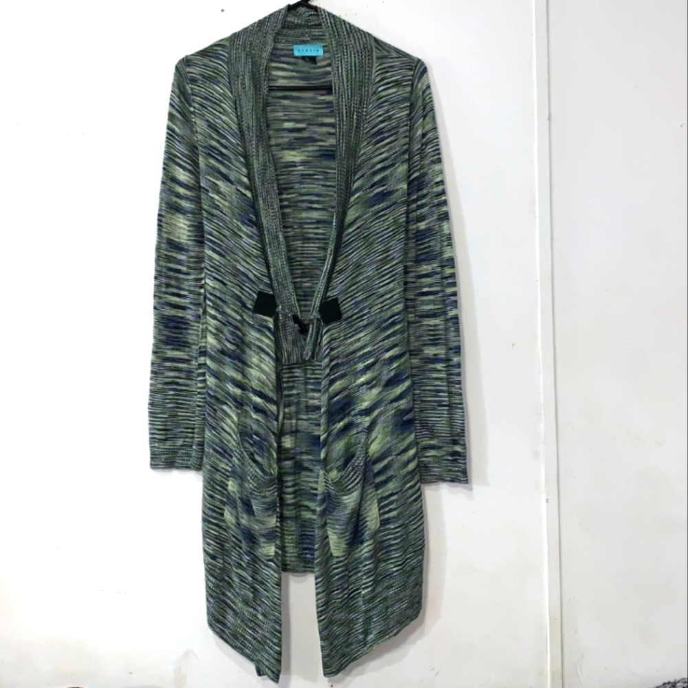 🎃- Anthropologie Stacia sz S Bamboo. (Lyocell) Cotton Blend Long Line Cardigan